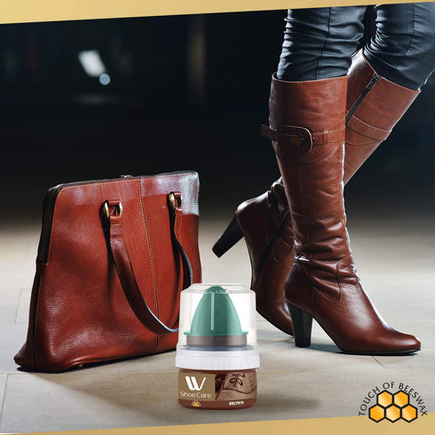 Shoe Cream Brown | 1.69 fl oz | WBM SHOE CARE